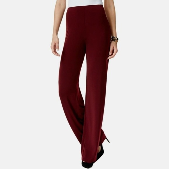 Alfani Pants - Alfani Wide Leg Pants Palazzo Flowy Stretch Large